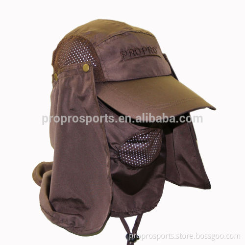 Sun Hat with Neck Protection Flap with Removable Sun Shield and Mask Perfect for Fishing Hiking Garden Work Outdoor Activity